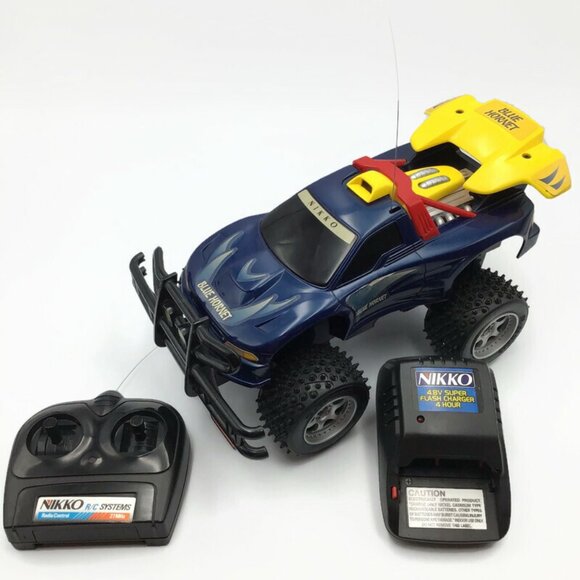 Nikko RC Blue Hornet Vintage Radio Control Car Truck Battery Charger WORKS - Picture 1 of 12